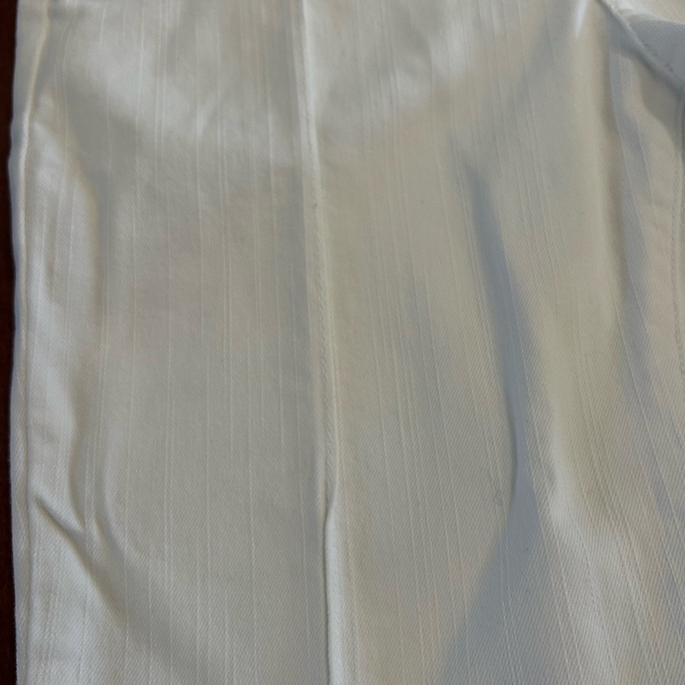Liz & Co. Women’s White Stretch Denim Trousers Size 6 - Picture 4 of 7
